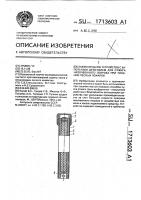Зажигательное устройство с капельным действием для отжига напочвенного покрова при тушении лесных пожаров Зажигательное устройство с капельным действием для отжига напочвенного покрова при тушении лесных пожаров