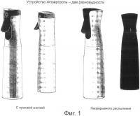 Устройство распыления с функциями аэрозольного устройства ("flairosol") Устройство распыления с функциями аэрозольного устройства ("flairosol")