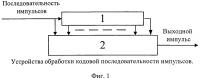 Способ образования импульсных кодовых последовательностей и их обработки для систем передачи дискретной информации Способ образования импульсных кодовых последовательностей и их обработки для систем передачи дискретной информации