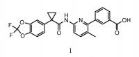 Фармацевтические композиции, включающие 3-(2, 2-дифторбензо[d][1, 3]диоксол-5-ил)циклопропанкарбоксамидо)-3-метилпиридин-2-ил)бензойную кислоту, и их введение
