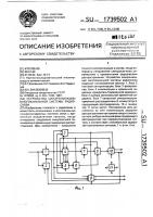 Устройство синхронизации многоканальной системы радиосвязи Устройство синхронизации многоканальной системы радиосвязи
