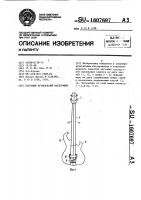 Струнный музыкальный инструмент Струнный музыкальный инструмент