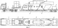 Способ транспортировки вертолета типа ми-8 трейлером и оснастка для размещения и швартовки вертолета типа ми-8 при транспортировке его трейлером Способ транспортировки вертолета типа ми-8 трейлером и оснастка для размещения и швартовки вертолета типа ми-8 при транспортировке его трейлером
