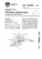 Устройство для перегрузки грузов Устройство для перегрузки грузов