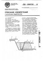 Способ определения фильтрационных потерь из водоема Способ определения фильтрационных потерь из водоема