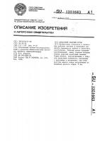 Лопастной рабочий орган Лопастной рабочий орган