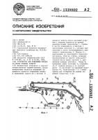 Устройство для отделения плодов от ботвы овощных культур Устройство для отделения плодов от ботвы овощных культур