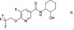 5-(3,4-дихлорфенил)-n-(2-гидроксициклогексил)-6-(2,2,2-трифторэтокси)никотинамид и его соли в качестве средств, повышающих концентрацию лвп холестерина (патент 2541475)