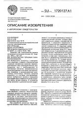 Бесконтактная торцовая синхронная машина (патент 1720127)