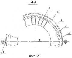 Направляющий аппарат осевого компрессора (патент 2273769)