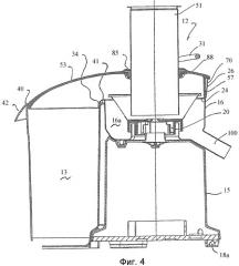 Крышка для электрической соковыжималки и электрическая соковыжималка (патент 2340271)