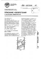 Устройство для сортирования щепы по толщине (патент 1377316)