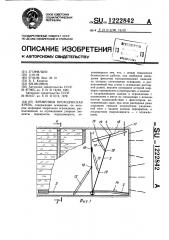 Временная проходческая крепь (патент 1222842)