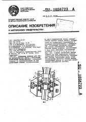 Роликовые ножницы для резки металлической ленты с продольным полосчатым плакированием (патент 1058723)