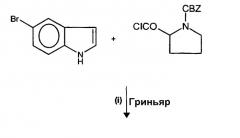 Способ получения (r)-5-(2-бензолсульфонилэтил)-3-n-метилпирролидин-2-илметил)-1н- индола (патент 2256660)