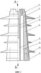 Опорный композитный изолятор (патент 2372681)