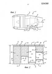 Шумопоглощающая структура и способ изготовления, реактивный двигатель (варианты) и способ обеспечения его теплоизоляции и ослабления шума (варианты) (патент 2615090)