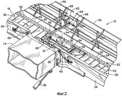 Секционированное направляющее устройство для ленты полотенного ленточного транспортера в сельскохозяйственной уборочной машине (патент 2531318)