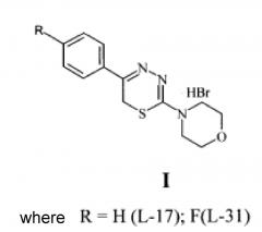 Применение соединений класса 1,3,4-тиадиазина в качестве средства коррекции экспериментального аллоксанового сахарного диабета (патент 2597764)