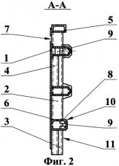 Стена торцевая железнодорожного полувагона (патент 2566829)