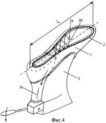 Способ изготовления обуви шнуровой затяжки заготовки верха литьевого метода крепления низа (патент 2246886)