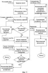 Способ автоматизированной обработки текста и компьютерное устройство для реализации этого способа (патент 2460154)