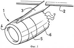 Гондола турбореактивного двигателя, снабженная средствами снижения шума, создаваемого этим двигателем (патент 2445489)