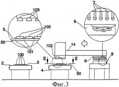 Устройство для нанесения капель клейкого материала на поверхность с расположением их в заданном порядке (патент 2344884)