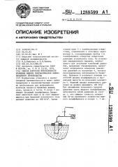 Способ контроля интенсивности брожения жидких полуфабрикатов хлебопекарного производства (патент 1288599)