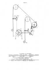 Устройство для контроля разности натяжений гибкого органа подъемников со шкивами трения (патент 700414)