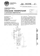 Запорное устройство (патент 1613706)