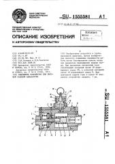 Клапанное устройство для бытовой газовой аппаратуры (патент 1555581)