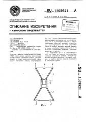 Фильтровальное устройство (патент 1039521)