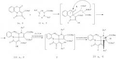 Промежуточные продукты-метил 7-арил-4,9-диароил-3-гидрокси-1-(2-гидроксифенил)-2,6-диоксо-1,7-диазаспиро[4.4]нона-3,8-диен-8-карбоксилаты; метил 6,9-диарил-11-ароил-2-(о-гидроксифенил)-3,4,10-триоксо-7-окса-2,9-диазатрицикло[6.2.1.01,5]ундец-5-ен-8-карбоксилаты; способ получения метил 6, 9-диарил-11-ароил-2-(о-гидроксифенил)-3,4,10-триоксо-7-окса-2,9-диазатрицикло[6.2.1.01,5]ундец-5-ен-8-карбоксилатов; метил 11-бензоил-2-о-гидроксифенил-3,4,10-триоксо-9-п-толил-6-фенил-7-окса-2, 9-диазатрицикло[6.2.1.01,5]ундец-5-ен-8-карбоксилат, обладающий противомикробной активностью (патент 2383550)