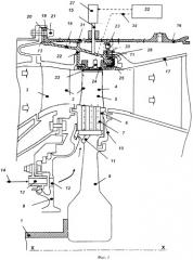 Турбина газотурбинного двигателя (патент 2504663)