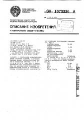 Состав для хромотитанирования стальных изделий (патент 1073330)