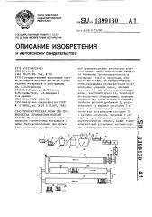 Технологическая линия производства керамических изделий (патент 1399130)