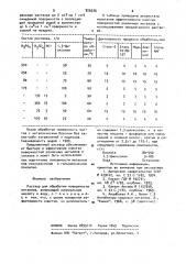 Раствор для обработки поверхности металлов (патент 926076)