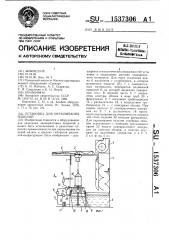 Установка для окрашивания изделий (патент 1537306)