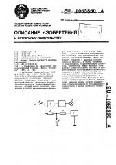 Устройство для контроля исправности аналоговых решающих блоков (патент 1065860)