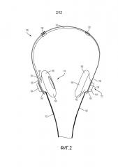 Персональные акустические системы и гибкие элементы крепления наушников для них (патент 2657691)