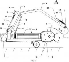 Сельскохозяйственная машина для уборки зеленых кормов (патент 2418404)