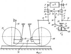 Тормозная рычажная передача вагона (патент 2412844)