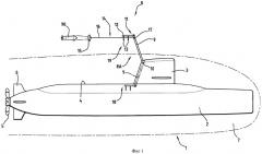 Подводная лодка с устройством спуска и подъема на борт вспомогательного подводного аппарата (патент 2423282)