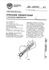 Устройство для остеосинтеза шейки бедренной кости (патент 1397031)