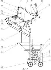 Машина для загрузки и разбрасывания минеральных удобрений и способ загрузки минеральных удобрений (патент 2357397)