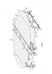 Использование балки сливного кармана для поддержки соседних тарелок с поперечным течением в массообменных колоннах и способ, относящийся к ним (патент 2597098)