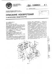 Устройство для намотки ленты в рулон (патент 1440831)