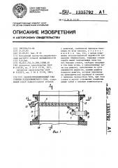 Газораспределительный узел сушилки псевдоожиженного слоя (патент 1335792)