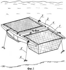 Подводная ферма для выращивания морепродуктов (патент 2368136)